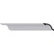 Ekena Millwork 4 1/8"H x 6 1/8"P x 7 1/4"F x 94 1/2"L Diane Traditional Crown Moulding MLD06X04X07DI - alternate 1